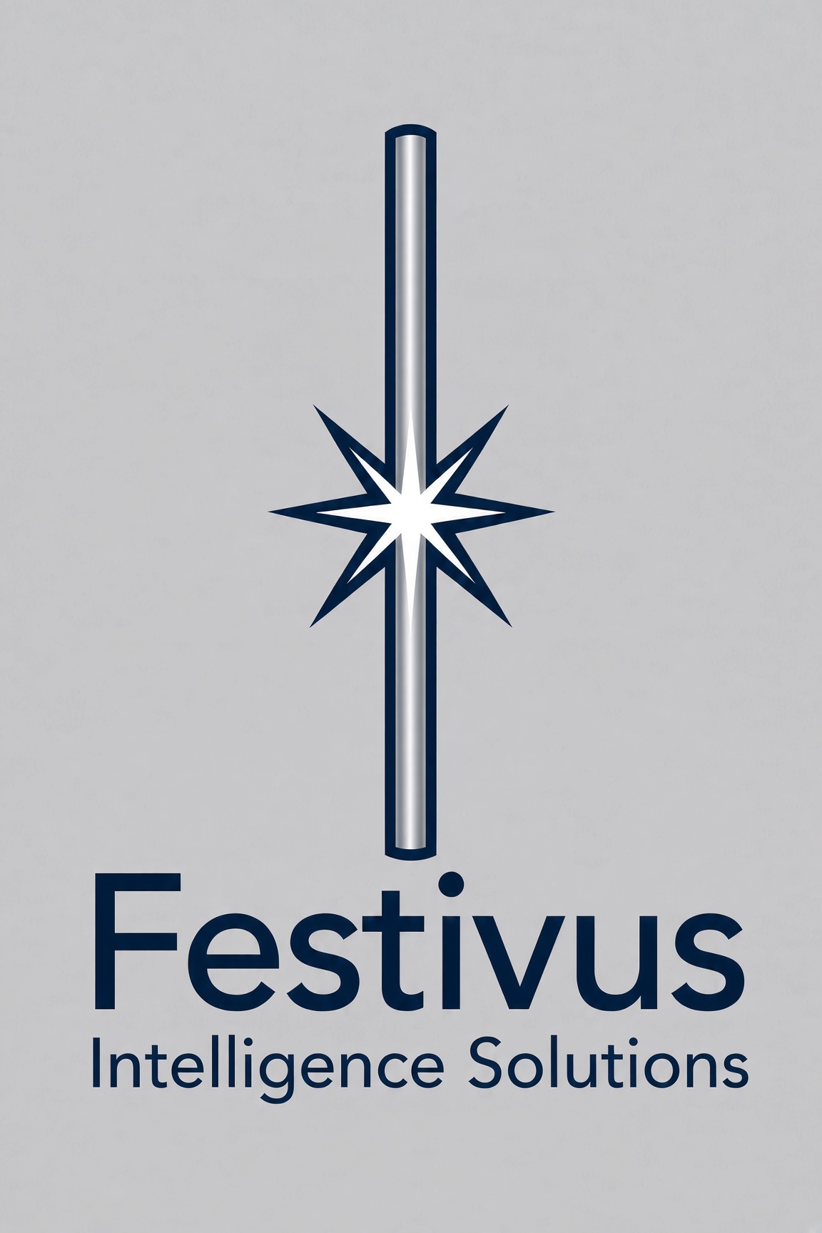 Festivus Intelligence Solutions — silver pole and navy starburst logo